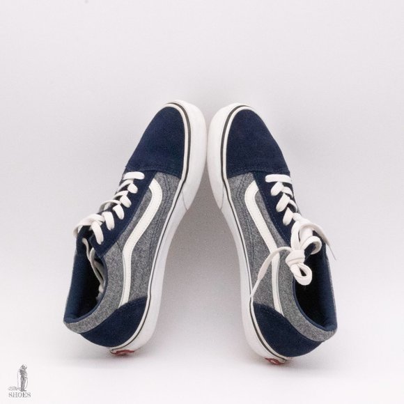 Vans Old Skool Blue and Grey  Youth Size 7 - Picture 8 of 10